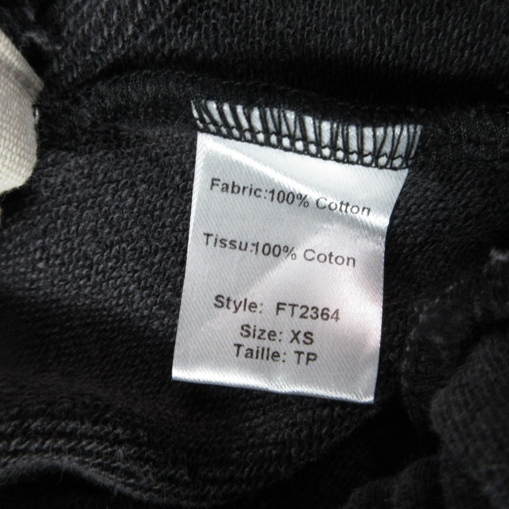 Elan Pants Womens XS Black Wide Leg French Terry Lounge Sweatpants 22x30.5* - Picture 8 of 13